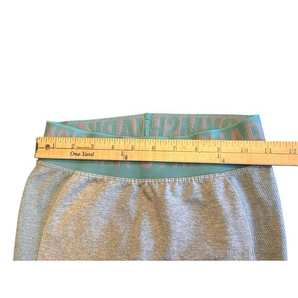Gymshark XS mint light green flex low rise leggings yoga compression - Picture 4 of 5